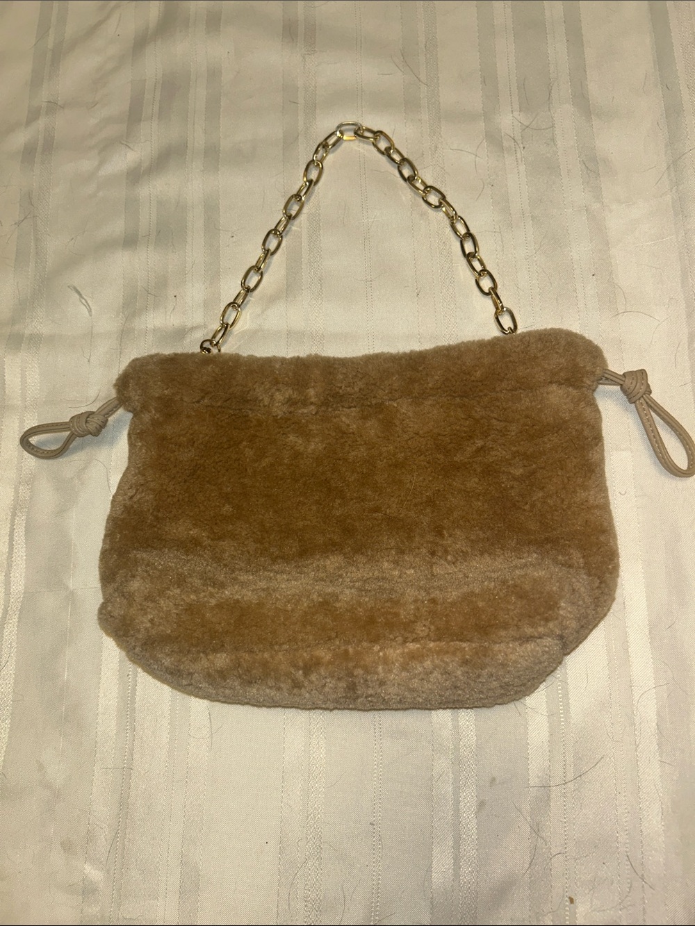 Plush Faux-Shearling Bag